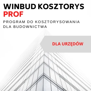 WINBUD Kosztorys Prof - dla urzędów
