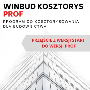 WINBUD Kosztorys Prof - dla Użytkowników WINBUD Kosztorys Start