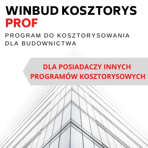 WINBUD Kosztorys Prof - dla Użytkowników innych programów