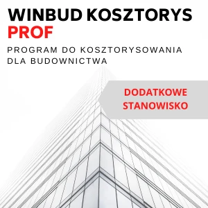 WINBUD Kosztorys Prof - program do kosztorysowania - dodatkowa kopia