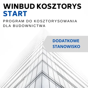WINBUD Kosztorys Start - program do kosztorysowania - dodatkowa kopia 