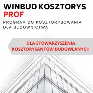 WINBUD Kosztorys Prof - program do kosztorysowania dla SKB